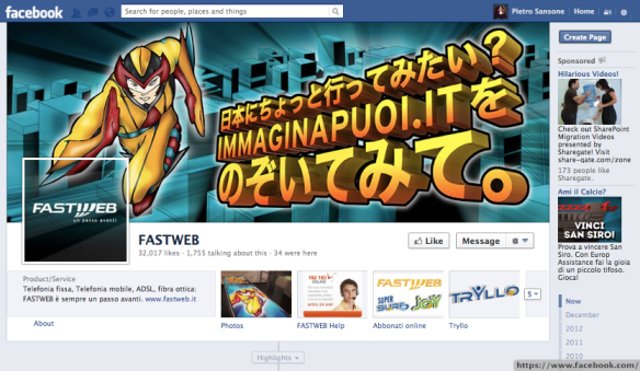 Facebook Fastweb